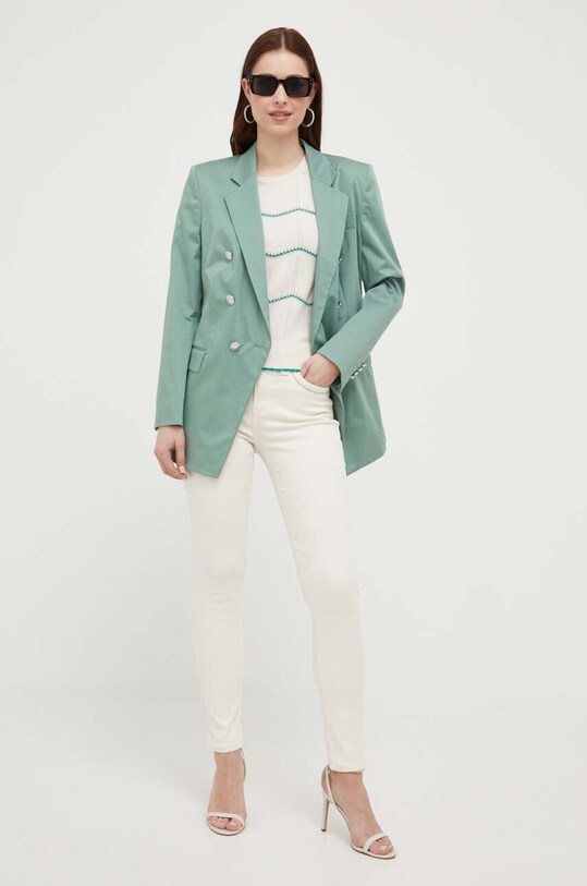 Morgan jeansy PIZZY.BEIGE beżowy SS23