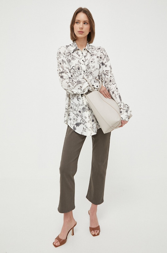 Morgan pantaloni PEGASE2.ORGANIC verde SS23