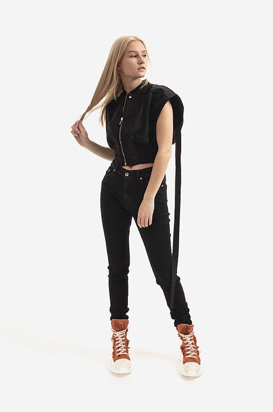 Rick Owens jeans DS01B7316.SBB.BLACK black SS23