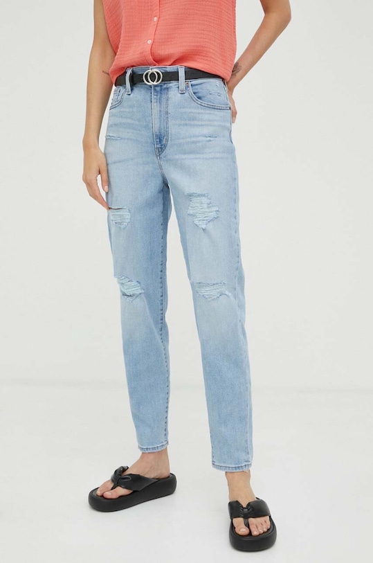Džíny Levi's HIGH WAISTED MOM JEAN 26986.0027 modrá SS23