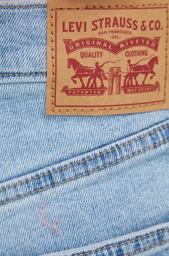 Džíny Levi's HIGH WAISTED MOM JEAN modrá 26986.0027