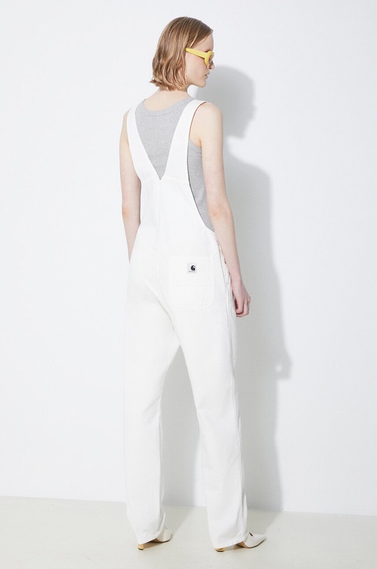 Clothing Carhartt WIP cotton overalls Bib Overall I026561 white