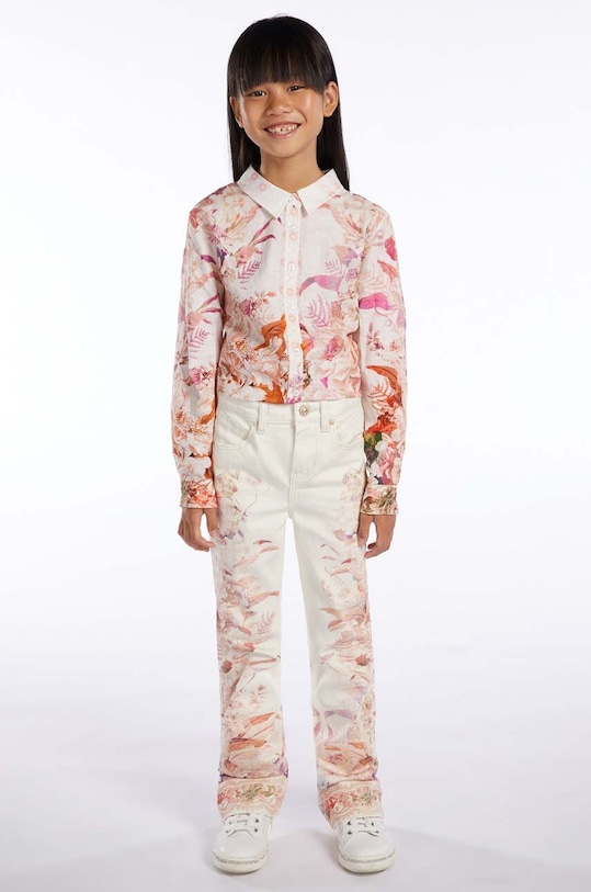 Guess jeansy dziecięce z regulacją beżowy J3GB10.D2G62.PPYX