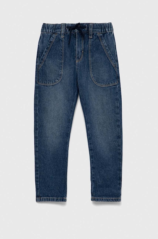 United Colors of Benetton jeansy dziecięce Planet friendly niebieski 4DW2GE012.P.SEASONAL