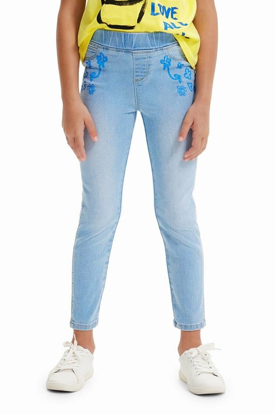 Desigual jeansy dziecięce Planet friendly niebieski 23SGKN01