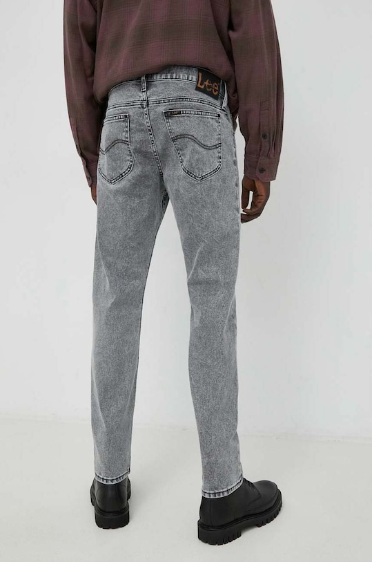 Odzież Lee jeansy Rider Slate Acid L701ORGX szary