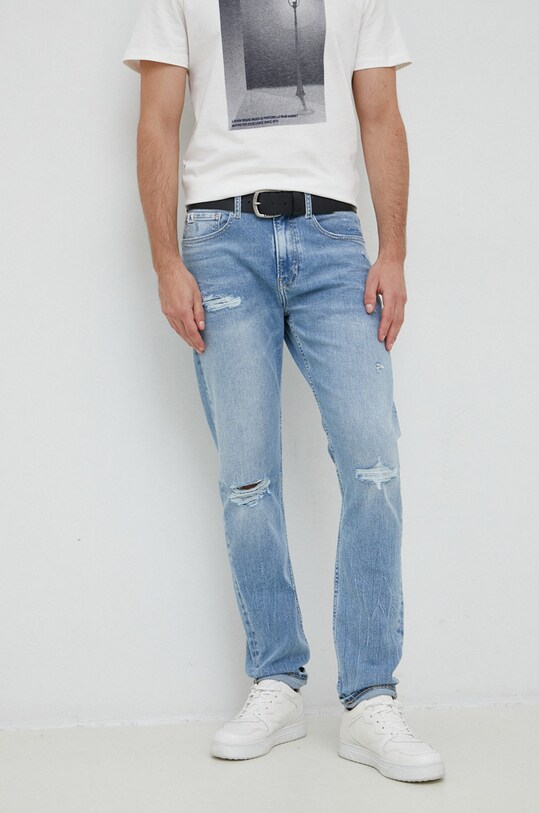 Τζιν παντελόνι Calvin Klein Jeans μπλε J30J322436.PPYX