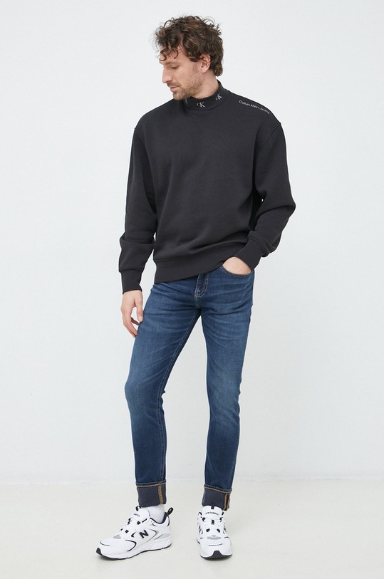 Calvin Klein Jeans jeansy J30J322399.PPYX granatowy SS23