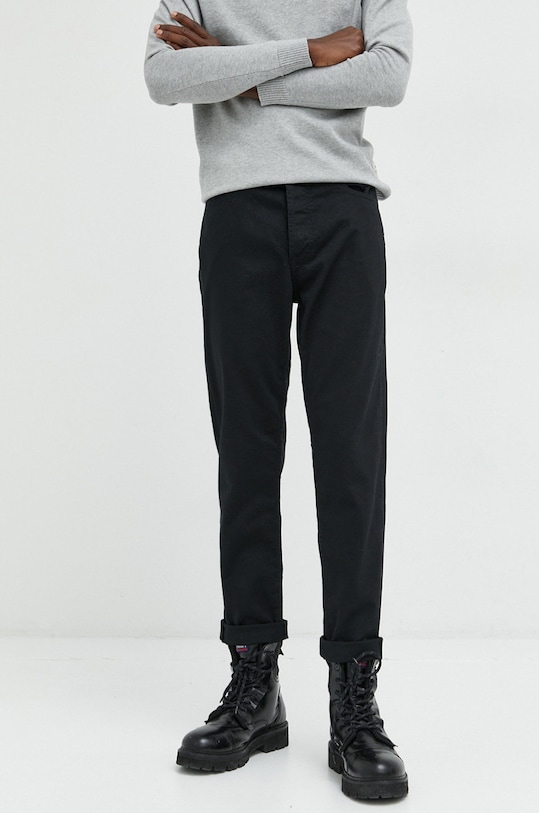 Τζιν παντελόνι HUGO μαύρο 50488853