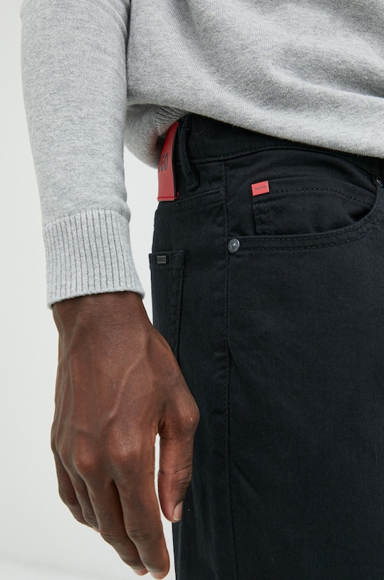 Τζιν παντελόνι HUGO μαύρο 50488853