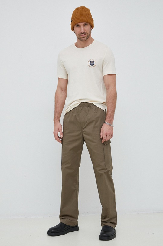 Samsoe Samsoe spodnie M22400032 beżowy SS23