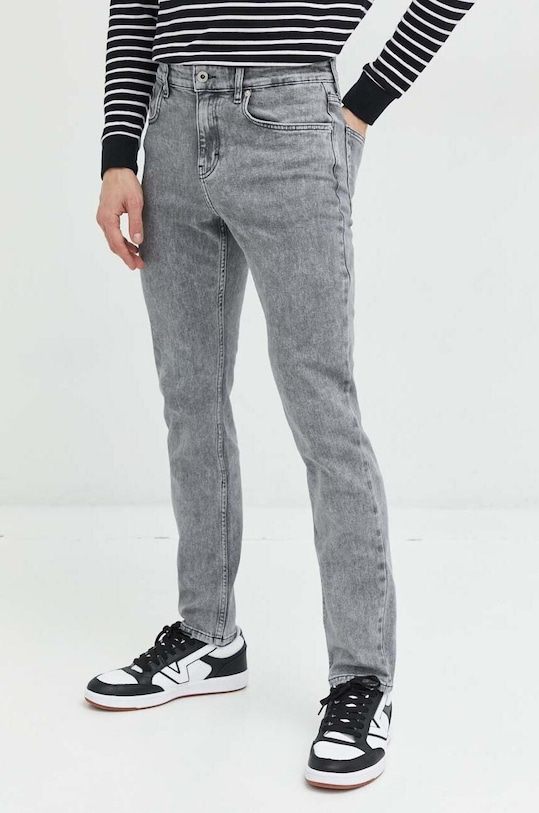 Odzież Karl Lagerfeld Jeans jeansy 231D1101 szary