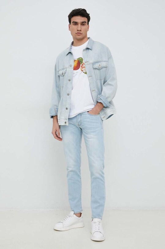 Liu Jo jeansy Frank M000P304FRANKLT niebieski SS23