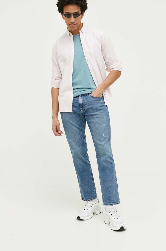 Abercrombie & Fitch jeansy Athletic Straight niebieski KI131.3051.278