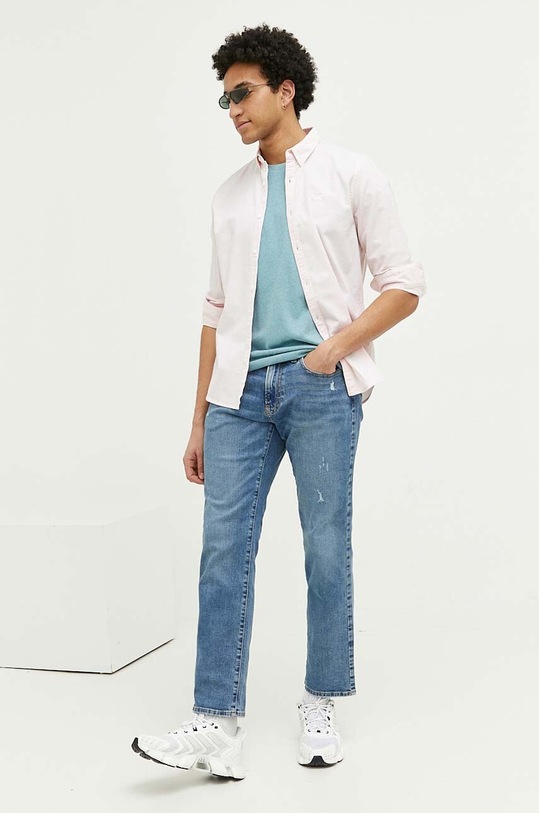 Abercrombie & Fitch jeansy Athletic Straight KI131.3051.278 niebieski SS23