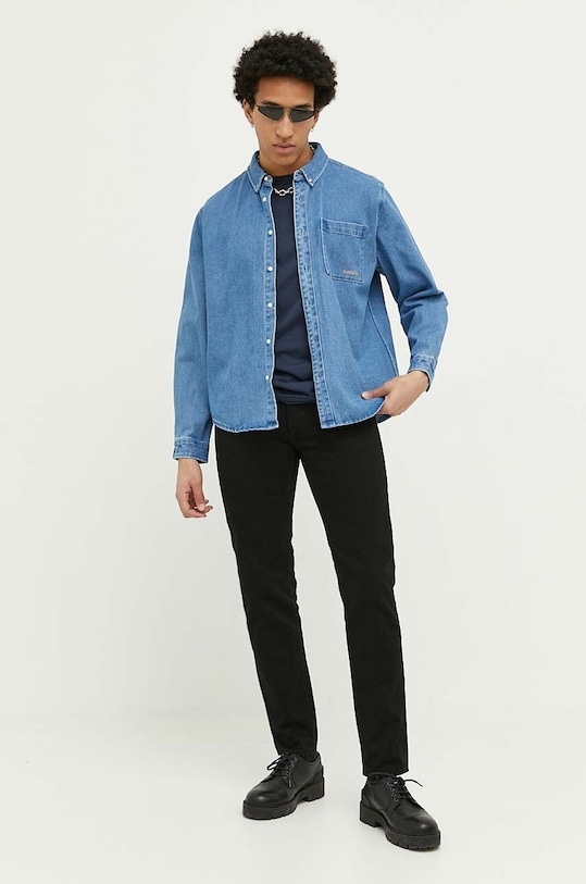 Džíny Abercrombie & Fitch 90's Slim KI131.3135.975 černá SS23