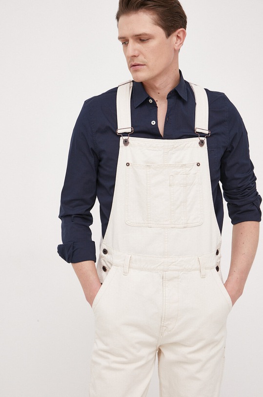 Pepe Jeans ogrodniczki Dougie beżowy PM230067.000