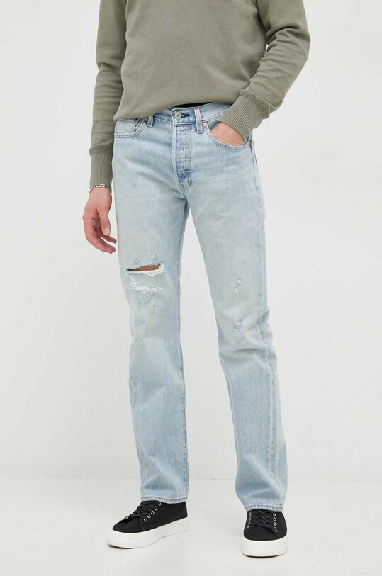 Levi's jeansy 501 niebieski 00501.3372