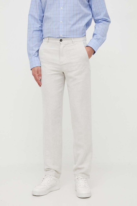 United Colors of Benetton spodnie 493ZUF01X.600 beżowy SS23