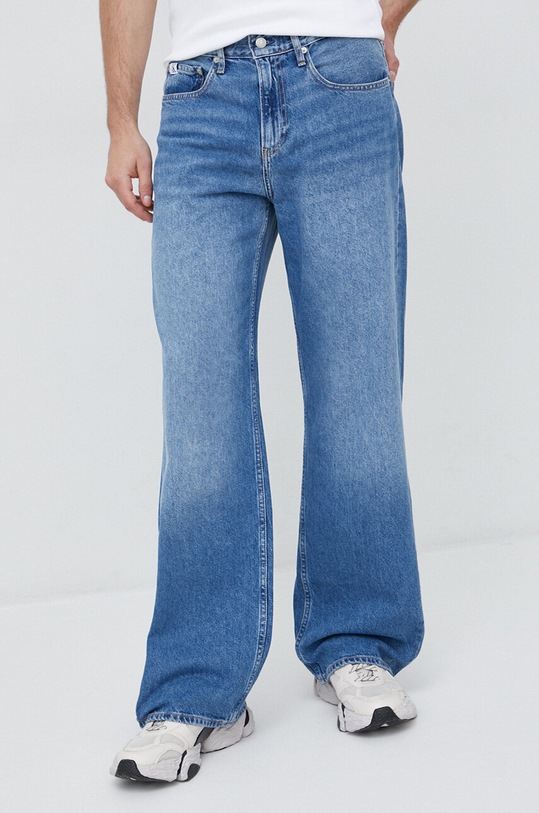 Calvin Klein Jeans jeansy 90s niebieski J30J322818.PPYX