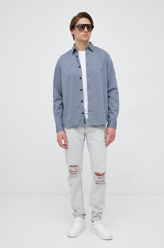 Calvin Klein Jeans jeansy J30J322827.PPYX szary SS23