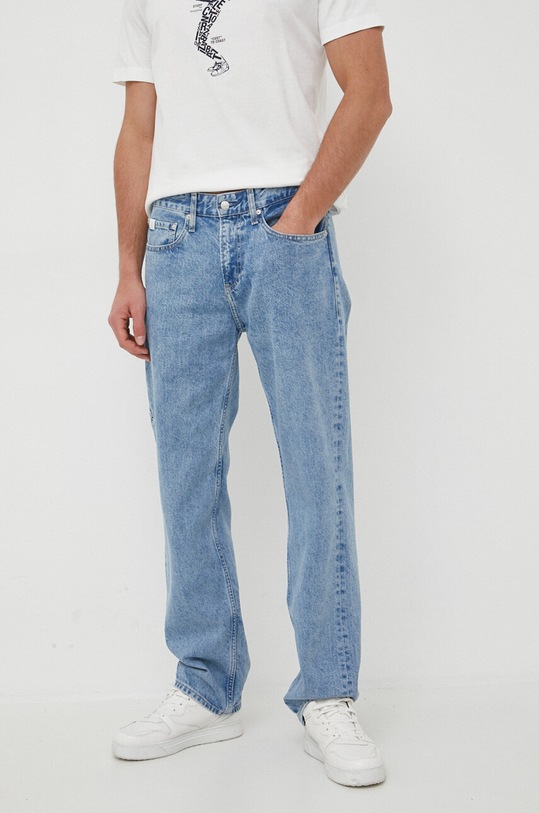 Rifle Calvin Klein Jeans modrá J30J322817.PPYX