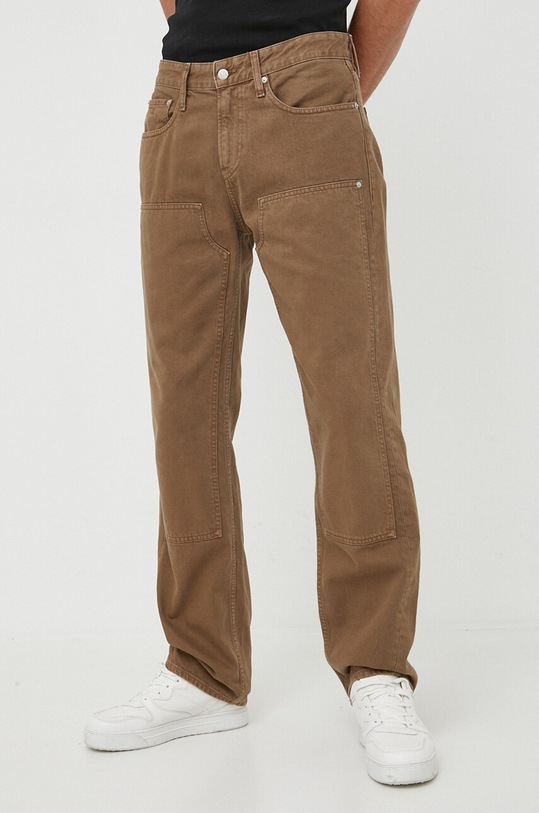 Calvin Klein Jeans jeansy brązowy J30J322820.PPYX