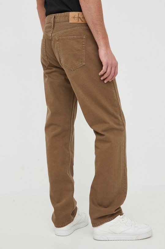 Odzież Calvin Klein Jeans jeansy J30J322820.PPYX brązowy