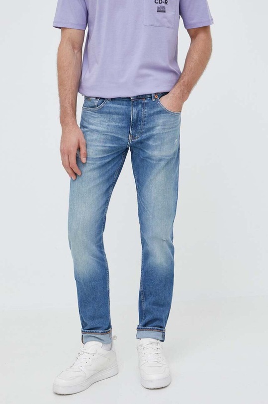 BOSS jeansy BOSS ORANGE niebieski 50490013