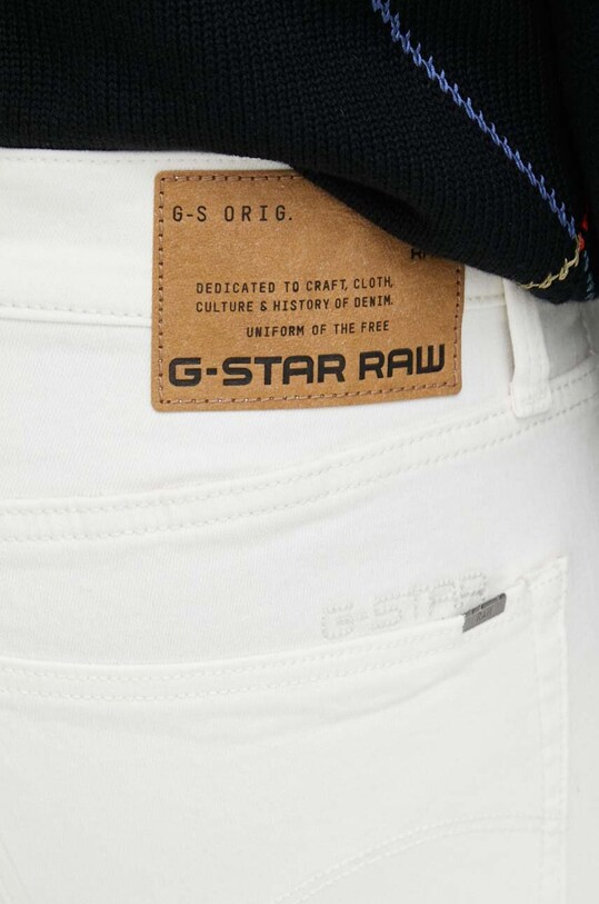 Дънки G-Star Raw 3301 бял 51001.C258