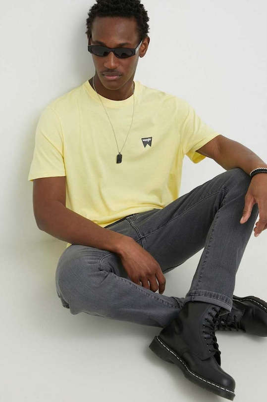 Wrangler jeansy Larston 812 szary W18S29Z79