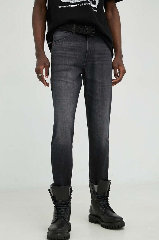 Wrangler jeansy Larston czarny W18SEHXV6