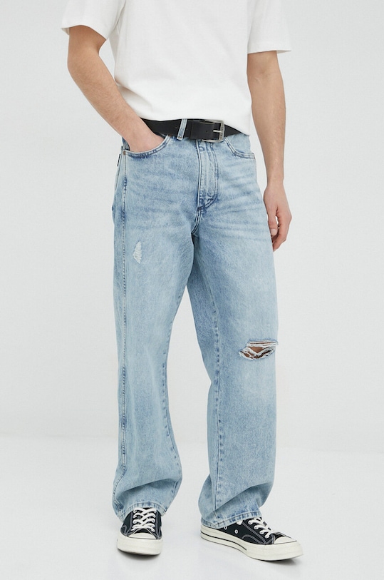 Wrangler jeansy Redding niebieski W16X7940X