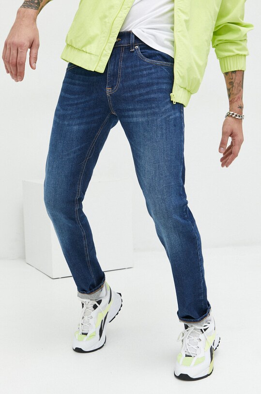 Tommy Jeans jeansy Scanton granatowy DM0DM16040.PPYX
