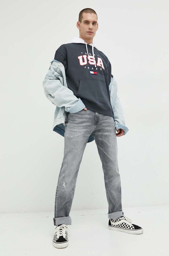 Tommy Jeans jeansy Ryan DM0DM16166.PPYX szary SS23