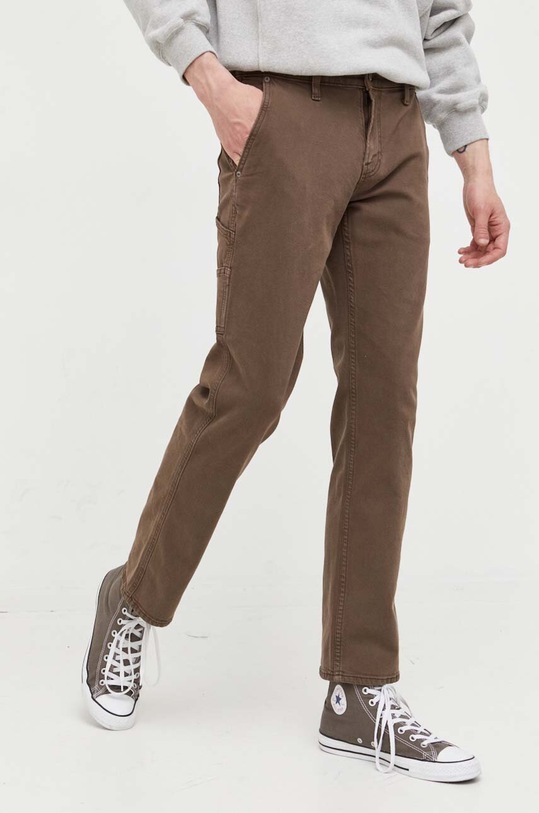 Τζιν παντελόνι Hollister Co. KI331.2319.478 καφέ SS23