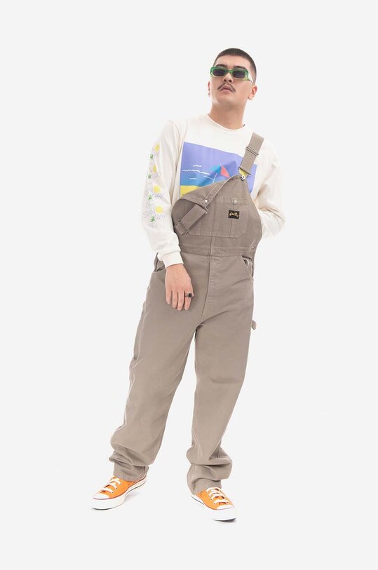 Rick Owens cotton overalls Stan Ray Earls Bib