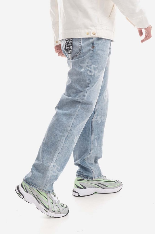 Odzież KSUBI jeansy MPS23DJ011 niebieski