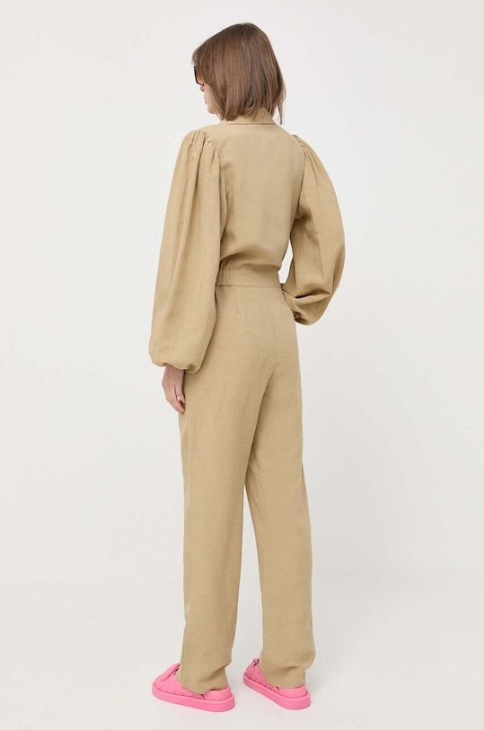 Kombinéza smíšená s plátnem Notes du Nord 13144 zelená SS23