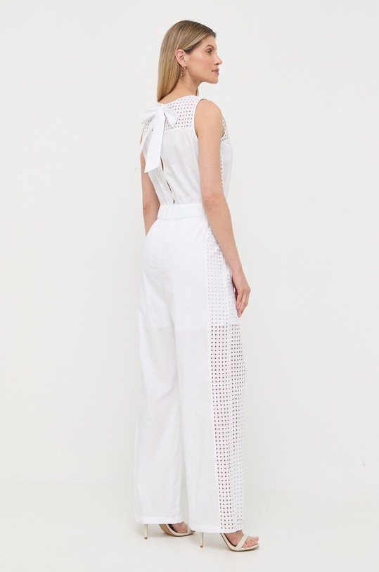 Bavlněná kombinéza Twinset Tuta 231AT2151 bílá SS23