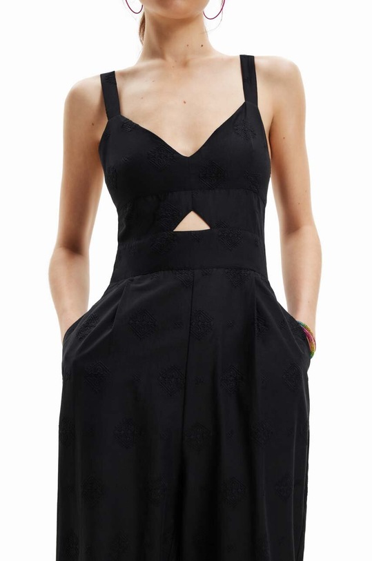 Odzież Desigual kombinezon bawełniany 23SWPW26 czarny