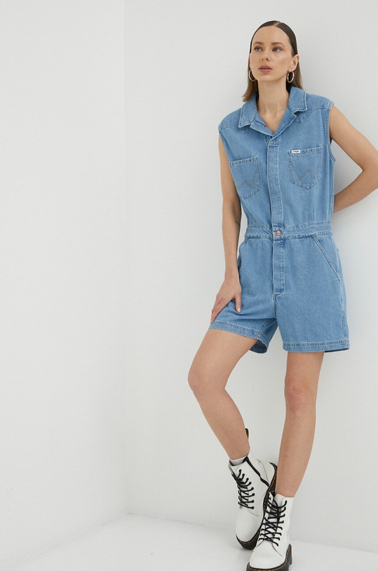 Džínový overal Wrangler W9N2LL49E modrá SS23