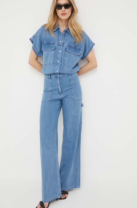 Ολόσωμη φόρμα τζιν Patrizia Pepe μπλε 2T0023.D9A0
