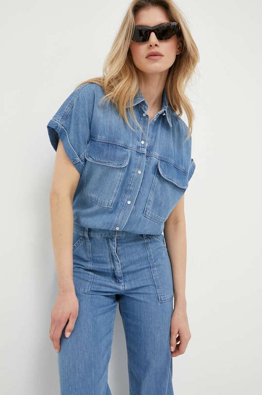 Ολόσωμη φόρμα τζιν Patrizia Pepe 2T0023.D9A0 μπλε