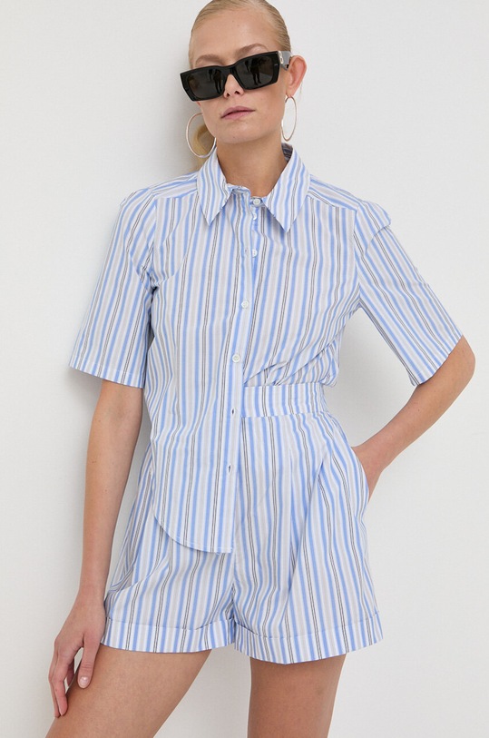 Βαμβακερή φόρμα Patrizia Pepe εμπριμέ μπλε 2T0027.A286