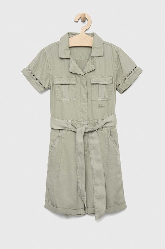 Παιδική ολόσωμη φόρμα Guess κοντό πράσινο J3GK03.WE8R0.PPYX