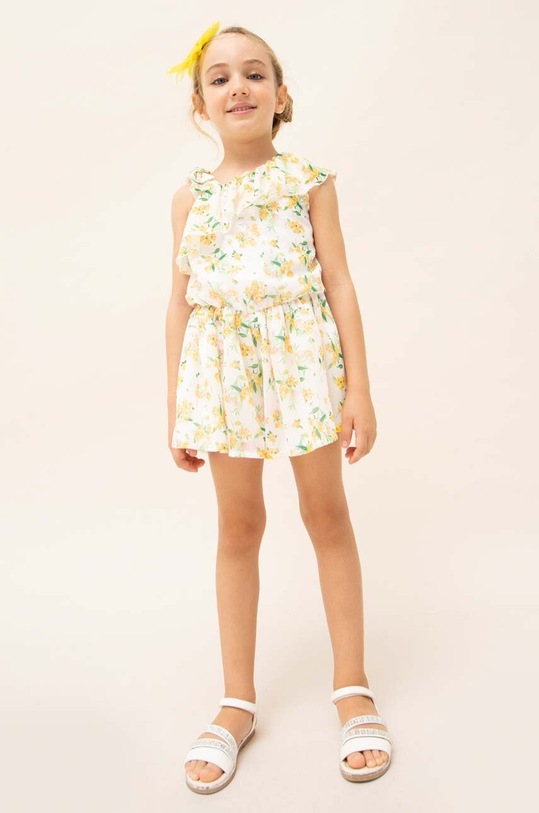 Κοριτσίστικα Παιδική ολόσωμη φόρμα Mayoral 3842.6A.MINI λευκό