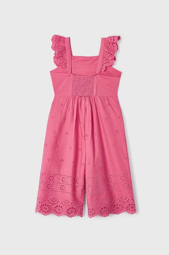 Dziewczynka Mayoral kombinezon bawełniany dziecięcy 3845.6E.MINI różowy