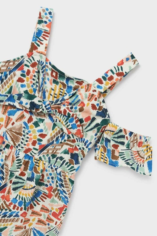 DÍVKA Dětský bavlněný overal Mayoral 6845.8G.JUNIOR vícebarevná