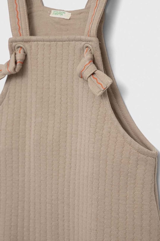 Dziewczynka United Colors of Benetton kombinezon niemowlęcy 3GEBAT00J.W.SEASONAL beżowy